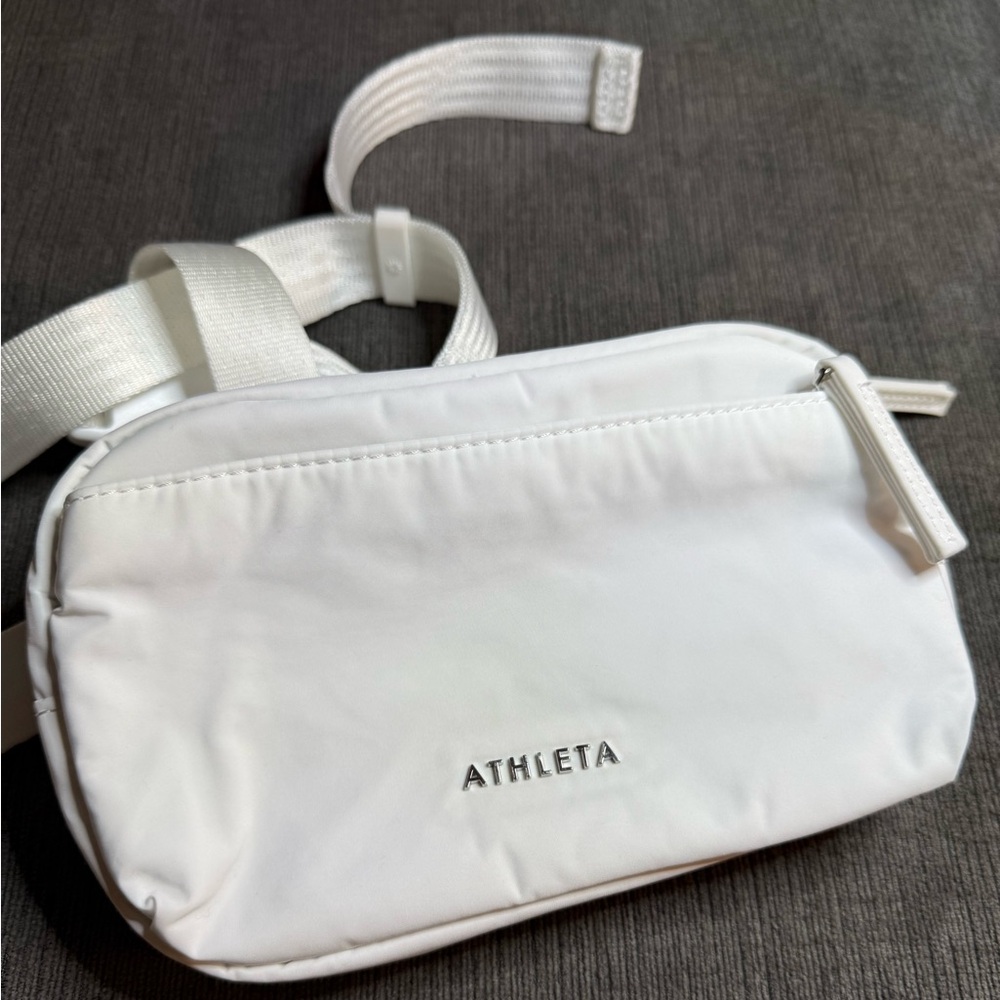 Athleta All About Crossbody Belt Bag, White